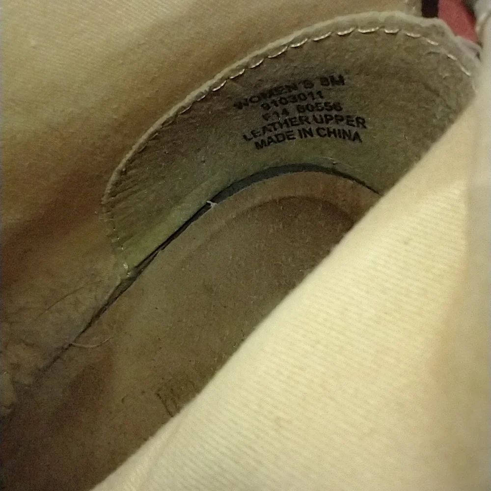 Sperry Harlow Suede Wedge Ankle Booties Women's sz 8M. - Picture 10 of 10